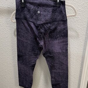 lululemon athletica Align 23’ Purple/black Leggings